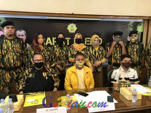 Hina Ketua Umum Golkar, Haris Pertama Dikecam AMPG Riau, Taufiq: Dia Tak Pantas Jadi Ketua Pemuda