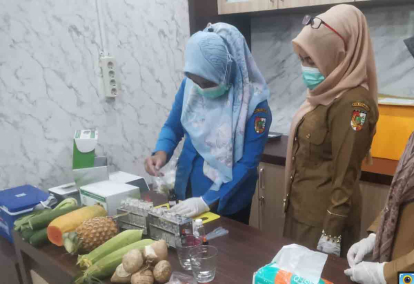 GoRiau Disketapang Pekanbaru Uji Sampel Residu Pangan di Pasar Sail