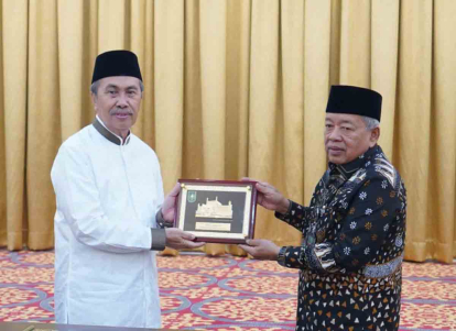 GoRiau Jalin Silaturahmi, Gubernur Riau Terima Kunjungan Ketua Pengadilan Tinggi Agama Pekanbaru
