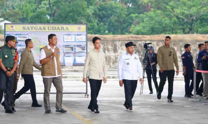GoRiau Gibran Pantau Karhutla di Riau, BNPB Pastikan Situasi Terkendali