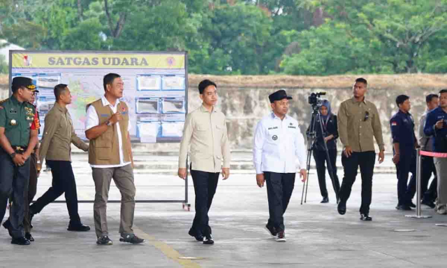 Gibran Pantau Karhutla di Riau, BNPB Pastikan Situasi Terkendali