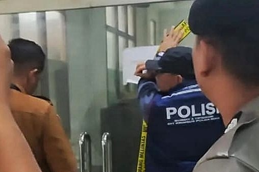 Geledah Dinas PUTR Rohil, Polda Riau Selidiki Dugaan Korupsi Jembatan Air Hitam