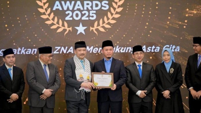 GoRiau Wali Kota Pekanbaru Agung Nugroho Raih Penghargaan Baznas Awards 2025