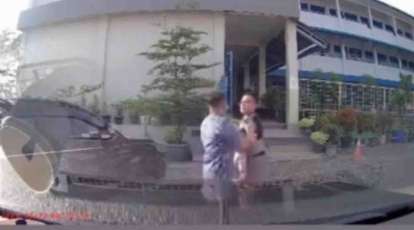 GoRiau Polresta Pekanbaru Usut Kasus Pemobil Pukul Pejalan Kaki Gendong Anak yang Viral