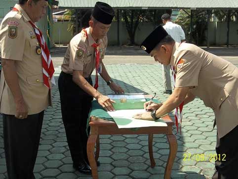 Dandim 0302 Inhu Dilantik sebagai Kamabisaka Pertama di Riau