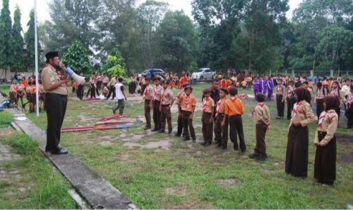 Penggalang se-Kecamatan Bengkalis Ikuti Pionering