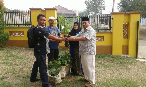 Lestarikan Pacu Jalur, RAPP Sumbang Bibit Pohon Jalur ke Universitas Riau