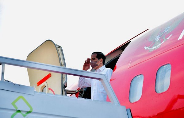 BreakingNews: Tiba di Pekanbaru, Presiden Jokowi Langsung Bertolak ke Bengkalis