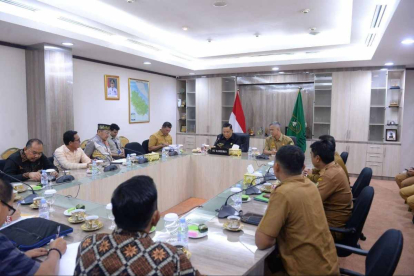 GoRiau Delapan Tahun Jembatan Rumbio Mangkrak, Pemprov Riau Gandeng Pemkab Kampar Cari Solusi