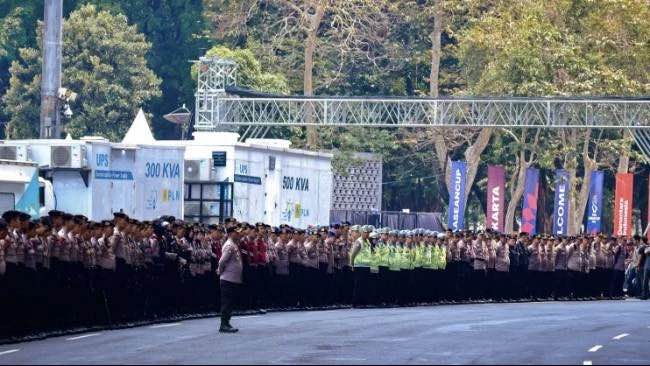 Ribuan Aparat Amankan Duel Klasik Indonesia Kontra Malaysia di GBK