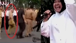 GoRiau Walikota Risma Ciduk PNS yang Bergurau Saat Dirinya Berpidato