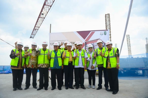 Plus Progres, HK Pastikan Pembangunan Gedung Baru Kejati Riau Terkendali dan Tepat Waktu
