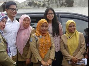 GoRiau Ini Gaya Anak Presiden Jokowi, Kaesang dan Kahiyang Saat Blusukan Asap di Riau