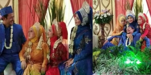 Beredar Foto Pria Cirebon Nikahi 3 Wanita Sekaligus, Begini Cerita Sebenarnya