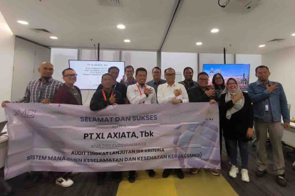 GoRiau XL Axiata Raih Bendera Emas dari Kemenaker RI