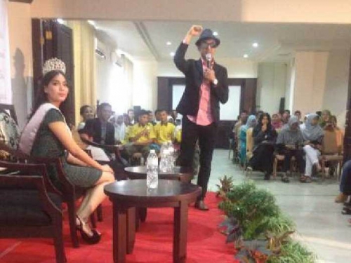 Ini Pesan Fans untuk Puteri Indonesia Riau 2016 saat Meet and Greet di Hotel Grand Zuri Duri