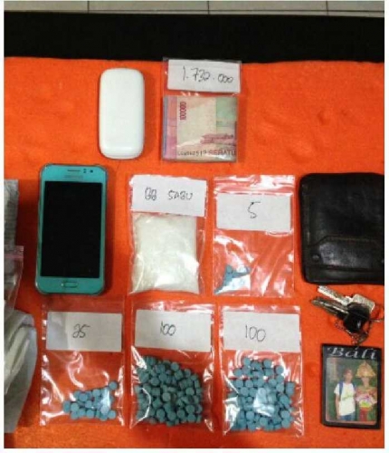 Polisi di Inhil Gagalkan Penyelundupan Sabu dan Ratusan Ekstasi Dalam Kotak Smartphone oleh TKI dari Malaysia