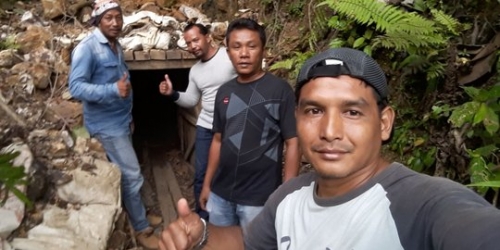 Personel Babinsa Temukan Tambang Emas Ilegal di Padang