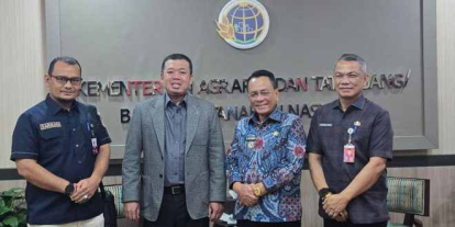 GoRiau Percepat Finalisasi RTRW, Bupati Bistamam Sambangi Kementerian ATR/BPN di Jakarta