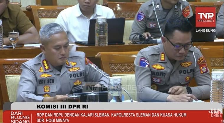 Tak Paham Pasal KUHP Saat Rapat di Senayan, Kapolres Sleman Kena Semprot Anggota DPR