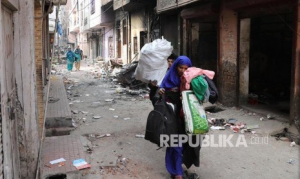 GoRiau Pasca Pembakaran Rumah Warga Muslim dan Masjid, Polisi India Dikerahkan Jaga Shalat Jumat