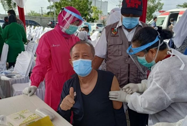 Vaksinasi Covid-19 di Riau Capai 159.580 Dosis