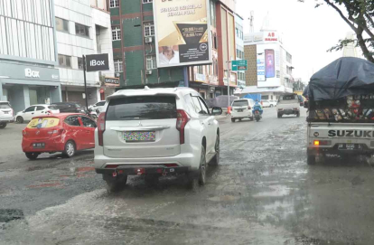 GoRiau Jalan di Depan Pasar Buah Pekanbaru akan Ditinggikan