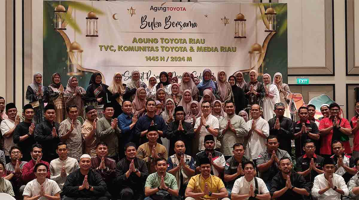 Sambut Ramadhan dengan Sukacita, Toyota Agung Riau Ajak Komunitas, Mitra Kerja dan Anak Yatim Berbuka Bersama