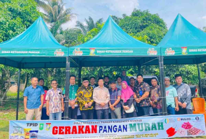 GoRiau Pasar Murah Digelar di Koto Masjid XIII Koto Kampar