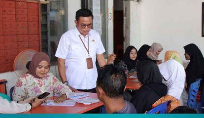 GoRiau Disketapang Pekanbaru Monitoring Penyaluran Bantuan Beras CPP Melalui Kantor Pos