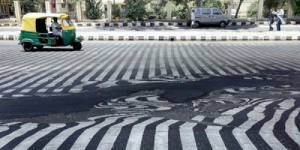 GoRiau Ngeri, Suhu Panas di India Sebabkan Aspal Jalan Raya Meleleh, Ini Fotonya