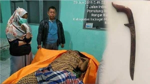 GoRiau Kesal Tak Dibuatkan Obat dan Bilang Nyesal Menikah dengannya, Pria di Inhu Tikam Istri hingga Tewas
