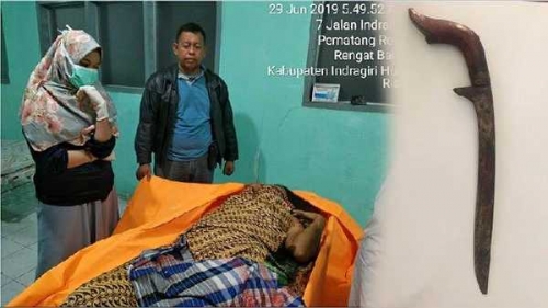 Kesal Tak Dibuatkan Obat dan Bilang Nyesal Menikah dengannya, Pria di Inhu Tikam Istri hingga Tewas