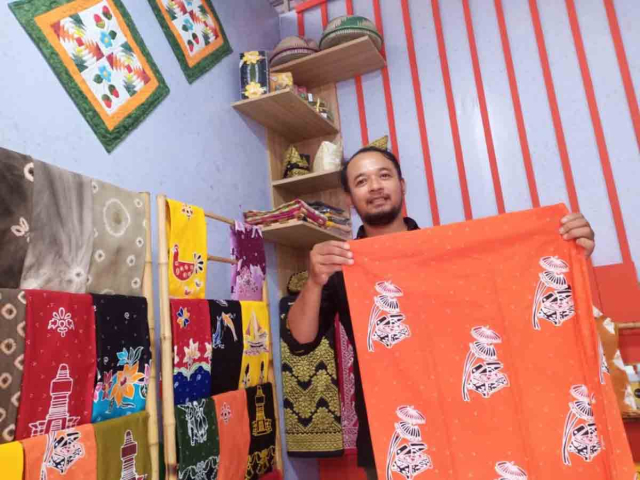 Batik Ikon Riau Masuki Pasar Jawa