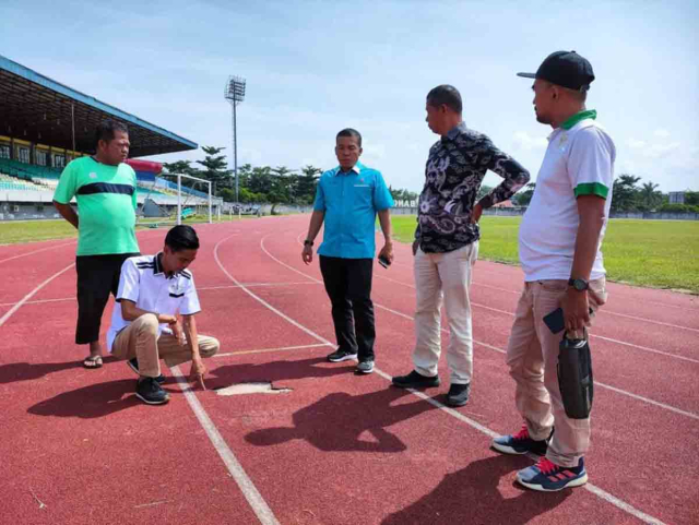 Stadion Tuanku Tambusai Terpilih Sebagai Venue Cabor Atletik Porwil Sumatera XI 2023