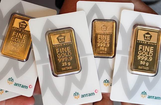 Harga Emas Antam Turun Rp12 Ribu, Pecahan Satu Gram Kini Rp2.601.000