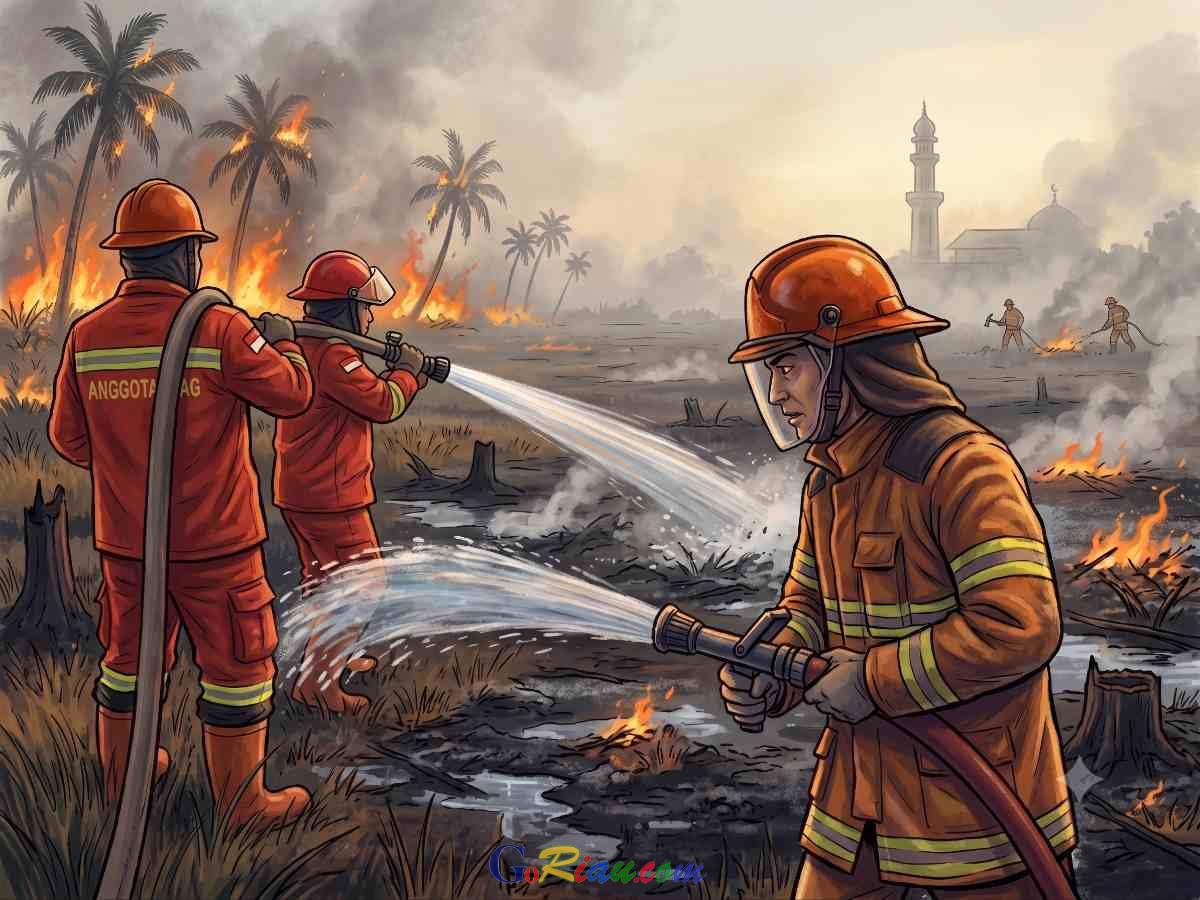 Ratusan Titik Panas Kepung Sumatera, Tujuh Hotspot Terdeteksi di Riau