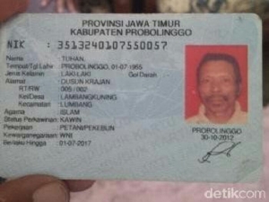 GoRiau Kakek di Probolinggo Ini Juga Bernama Tuhan