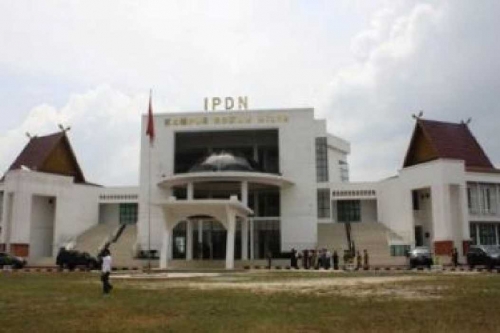 Praja IPDN Pindahan Kampus Rohil Menumpang di Bapelkes Panam