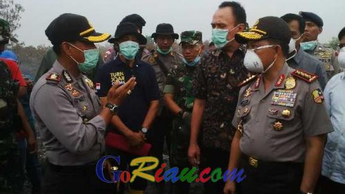 1 Jam di Lahan Gambut, Jenderal Tito Kantongi Sumber Masalah Kebakaran Lahan di Riau