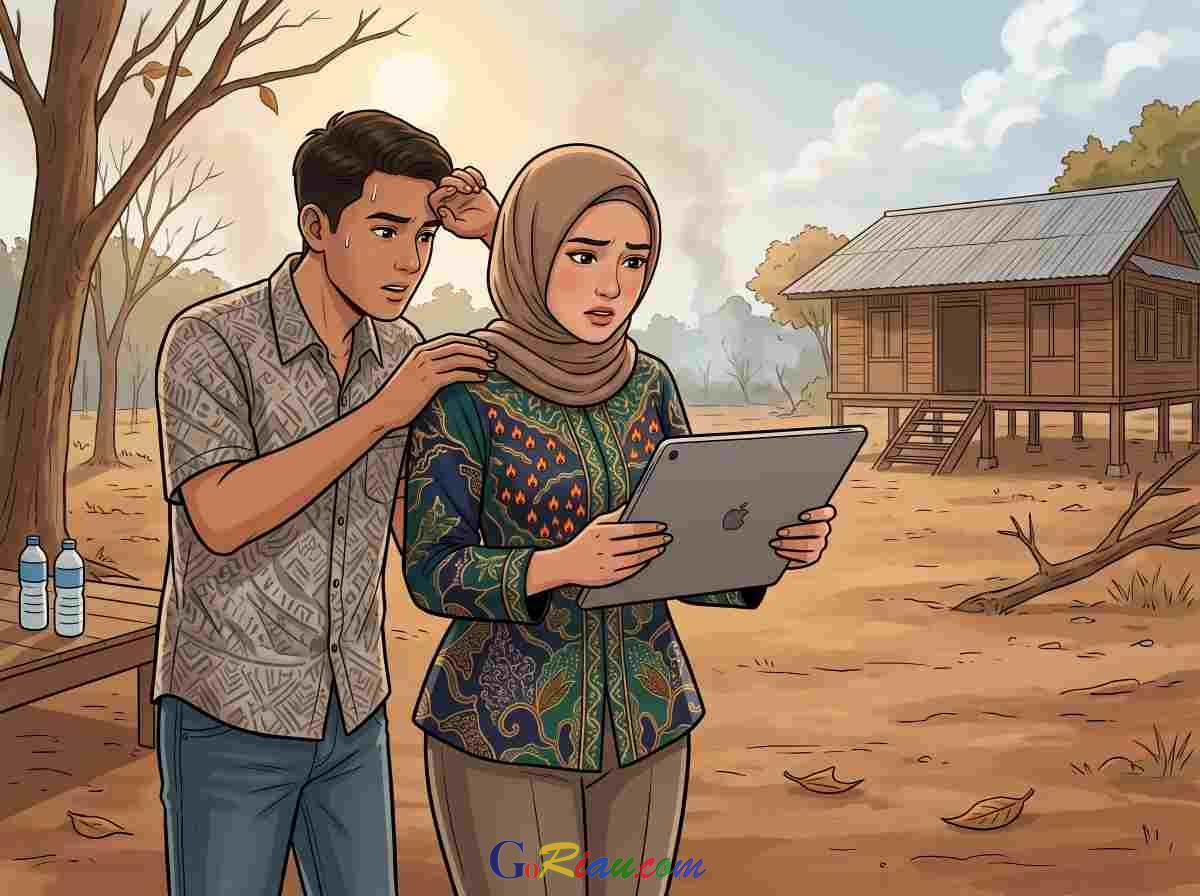 BMKG Deteksi 265 Titik Panas di Riau, Pelalawan Paling Membara