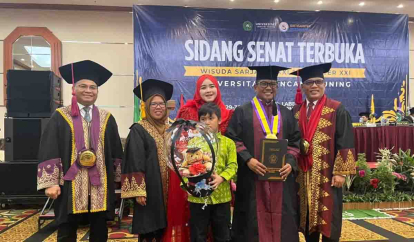 GoRiau Unilak Riau Wisuda 1.341 Lulusan, Termasuk Kapolresta Pekanbaru dan Bupati Pelalawan