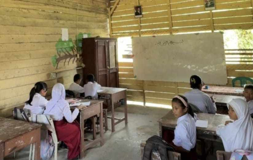 Legislator Asal Kampar Soroti Kondisi SDN 020 Pangkalan Baru, Minta Pemerintah Segera Perbaiki
