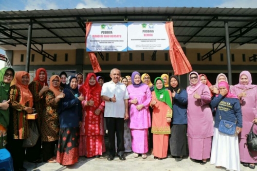 Terobosan Baru Pengentasan Kemiskinan, Gubernur Riau Resmikan Pos Pemberdayaan Keluarga di Kelurahan Tuah Karya