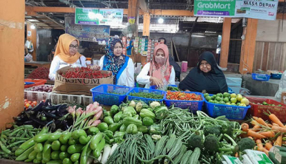 GoRiau Harga Bahan Pokok Mulai Naik, Disketapang Segera Monitoring di Pasar Limapuluh