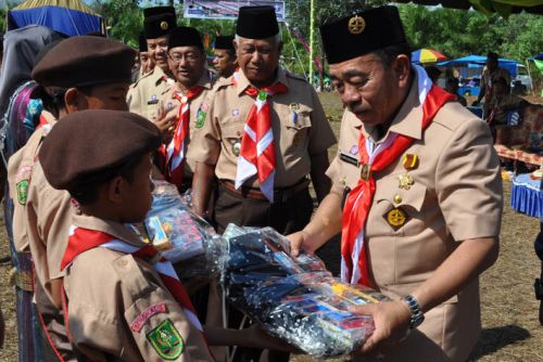 300 Anggota Pramuka Ikuti Perkemahan Ketangkasan Penggalang di Duri