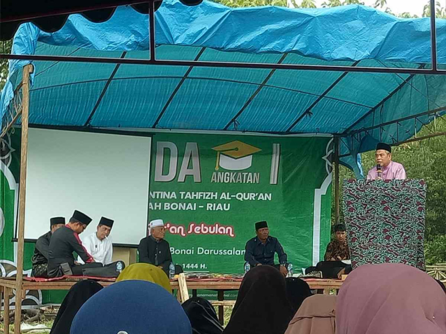 LAMR Bangga dengan Masyarakat Bonai Punya Pesantren Tahfidz