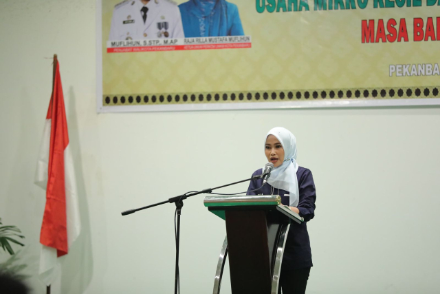 Dilantik Sebagai Ketua Perkom UMKM Pekanbaru Riau, Raja Rilla Muflihun: Mudah-mudahan Diridhoi Allah SWT