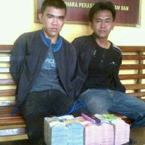 Setelah Merampok Nasabah Bank di Belilas Inhu, Dua Pria Asal Palembang Ini Diciduk