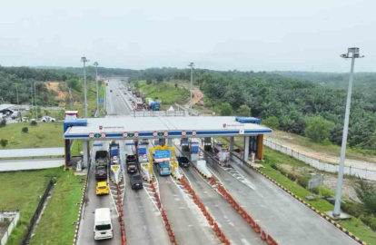 GoRiau Libur Akhir Pekan, Volume Kendaraan Melintas di Tol Riau Meningkat Signifikan